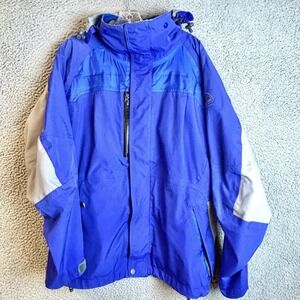Vtg Nike ACG Storm Fit Outer Layer 3 Shell 90s Ski Snowboard Jacket Blue Mens M